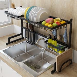 Quality L65cm Steel Kitchen Basket Rack wholesale
