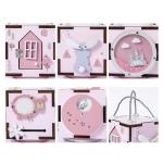 Children Unisex Montessori Wooden Busy Board For Fine Motor Skills Trave