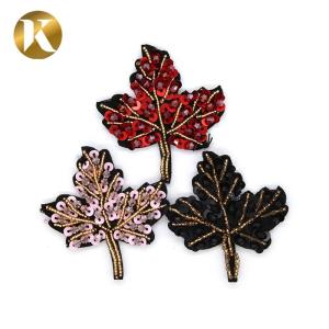 Quality Stylish High Heel Buckle Replacement Leaf Shape Special Cloth Material wholesale