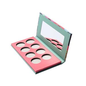 Quality 250gsm Empty Eyeshadow Palette Custom Cardboard Boxes With Logo wholesale
