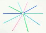 Bar Party Decoration Solid Color Paper Straws Earth Friendly FDA Approved