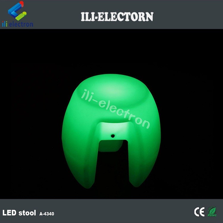 Colorful LED Glow Furniture , Bar Stacking Illuminated Stool Rechargeable