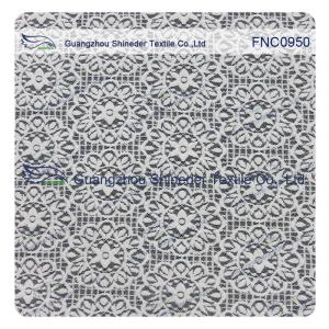 Quality Sunflower Star soft Bush Nylon &amp; Cotton lace fabric for lady dress wholesale