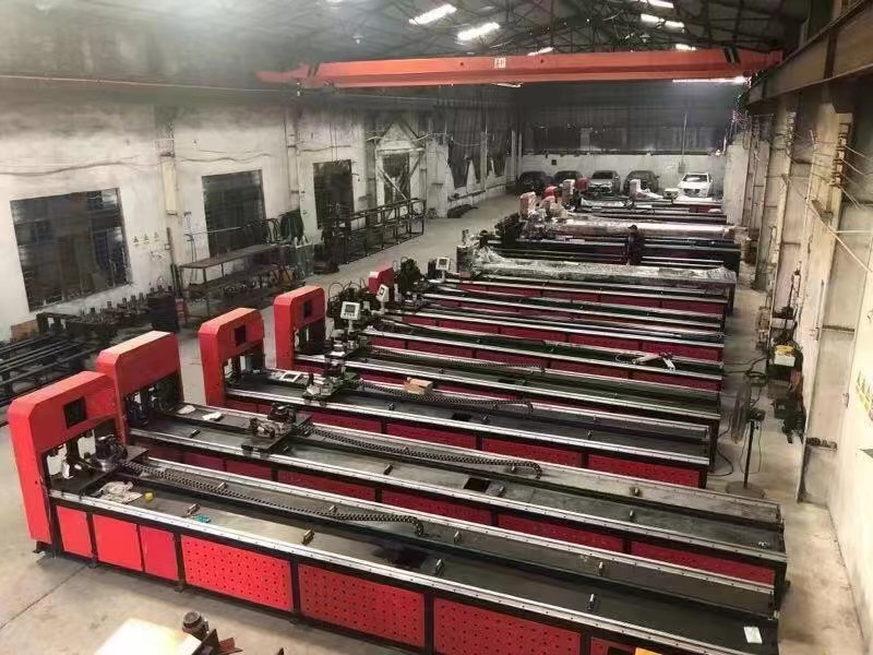 High Speed Hydraulic Automatic 80 X 80 Square Tube Punching And Shearing Machine