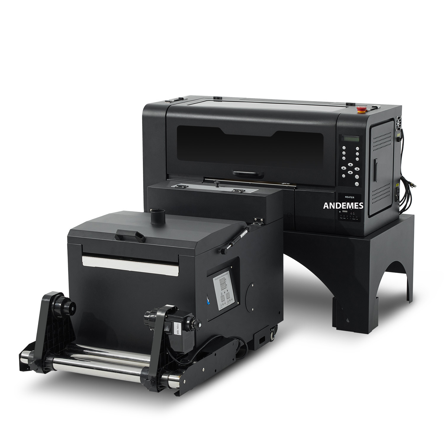 Black Multi Color DTF Printer With Film Paper Textile Printing