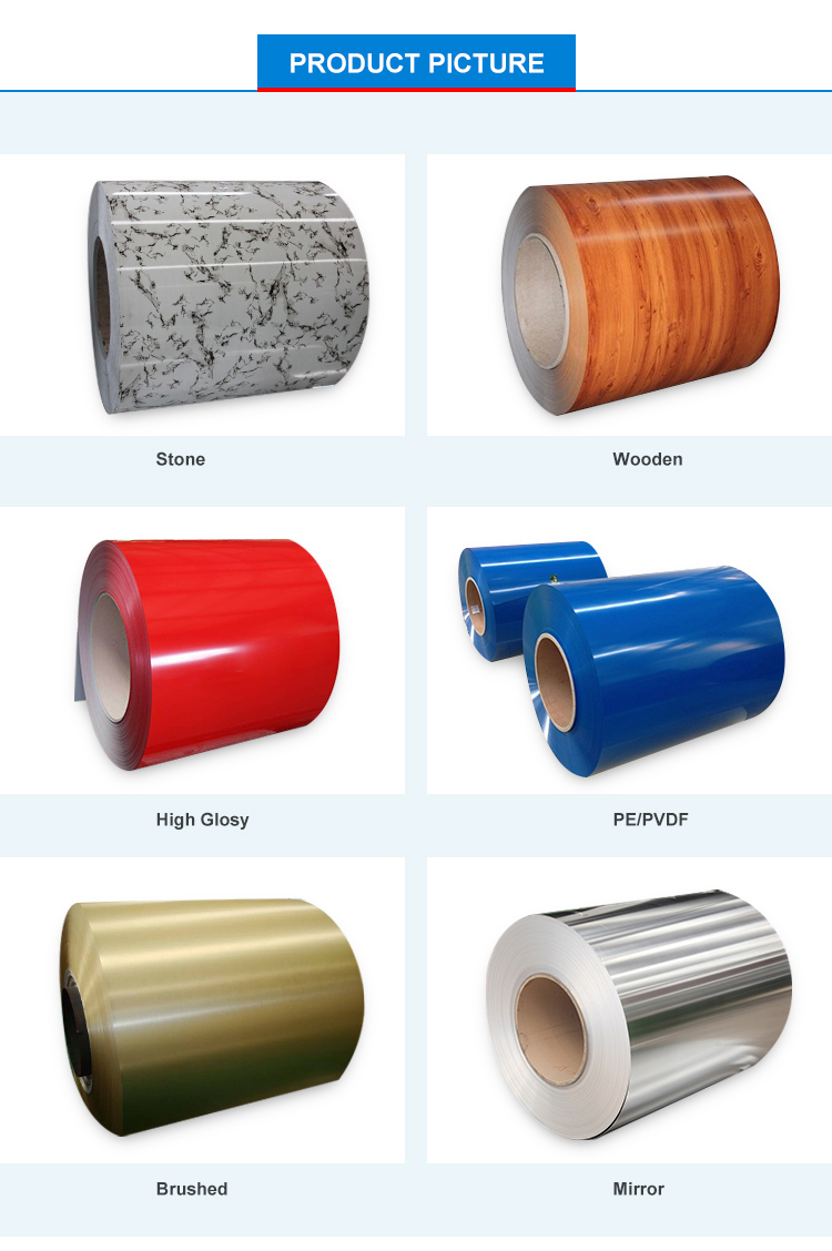 Coated Prepainted Aluminum Sheet Coil Strip Decorative Material