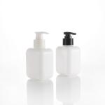 Shower Gel 350ml HDPE Lotion Plastic Bottle White Round Shoulder