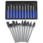 SA 6mm 6.35mm Cylinder Shape 1/4 Inch Shank Tungsten Carbide Rotary Burrs for