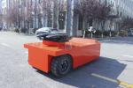 20000 KGS Electric Towing Tractor Mechanical Steering Walk Style Four Wheel