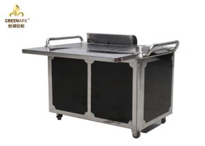 Quality Black Japanese 1200mm Teppanyaki Grill Cooking Equipment / Restaurant Electric Teppanyaki Plate wholesale