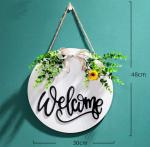 Europe Wooden Circular Wall Decoration