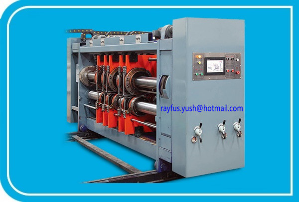 Multi Color Flexo Printer Slotter Die Cutter / Flexo Printing And Die Cutting Machine
