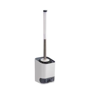 Quality Detachable Base Silicone Flexible Toilet Brush Pp Durable Bristle Material wholesale