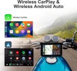 5 Inch Touch IPX7 Waterproof Motorcycle Navigator with CarPlay and Android Auto