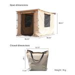 Outdoor 2x3m Car Side Awning Tent Waterproof 4WD Portable Awning For Car