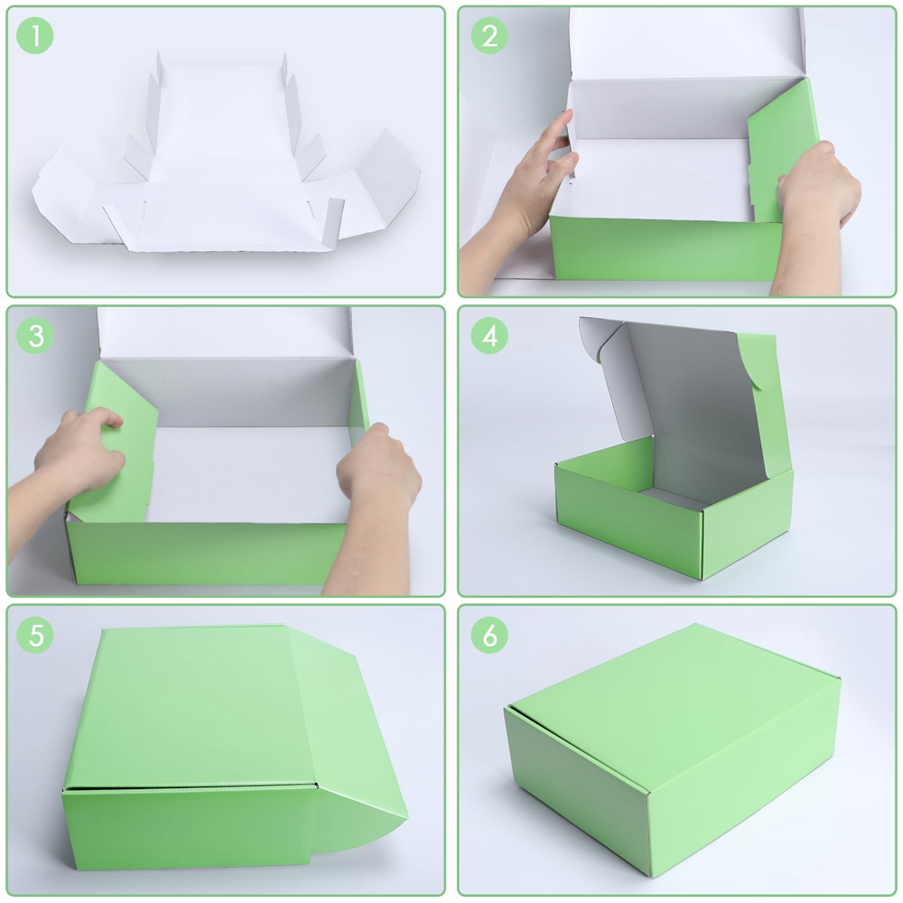Gravnre Printing Customized Square Airplane Paper Box for Recycle Shipping Gift Packaging