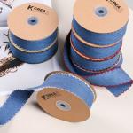Garment Decoration Jeans Ribbon 38mm Double Face Weave Edge