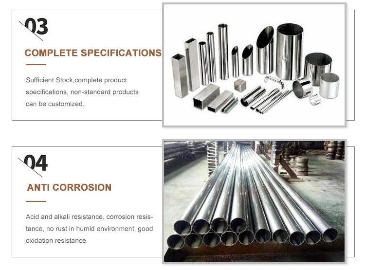 High Precision Seamless Stainless Steel Round Tube ASTM A312 201 304 310 316 6mm