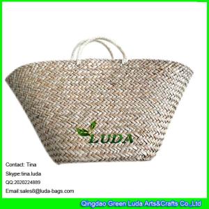 Quality LUDA wholesale straw handbag palm leaf beach straw bags wholesale