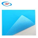 Soft Sterile Incise Fenestrated Blue Surgical Drapes Fluid Repellent