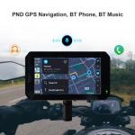 Universal Fitment Motorcycle GPS Navigation with Waterproof Screen and Carplay