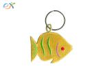 Personality Logo Embroidered Keychain Size Customized For Promotion Business