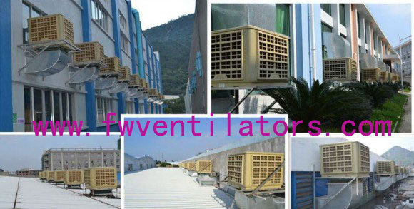 very big air volume evaporative air conditioner 70000 m3/h 80000 m3/h 90000m3/h