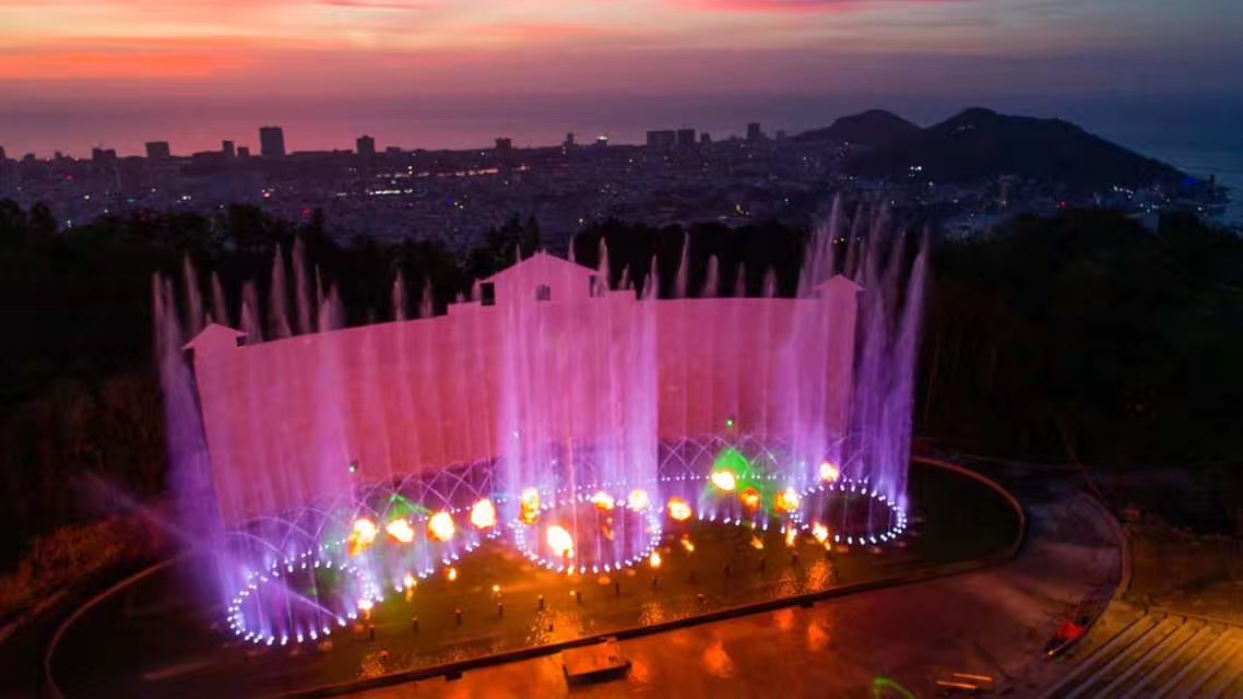 Vietnam 5d maping water fountain show magic show