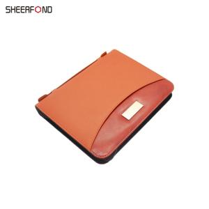 Quality A5 Power Bank Waterproof Zipper Notebook PU Leather Combination Wireless Charger Notebook Luxury Corporate Gift wholesale