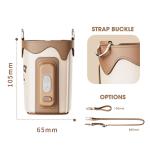 PU leather Electric Baby travel milk warmer Quick Temperature Heating Sleeve