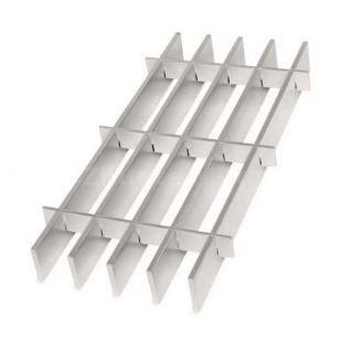 Carbon Steel Q235 Zinc Metal Grid Flooring , HDP Galvanized Heavy Duty Steel