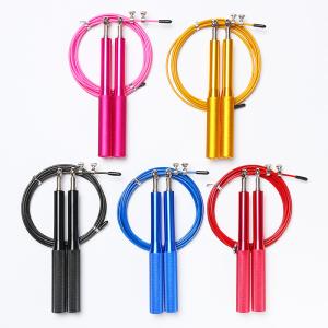 Quality ZHIHUI 300cm Steel Cable Jump Rope Self Locking Aluminium Handle wholesale