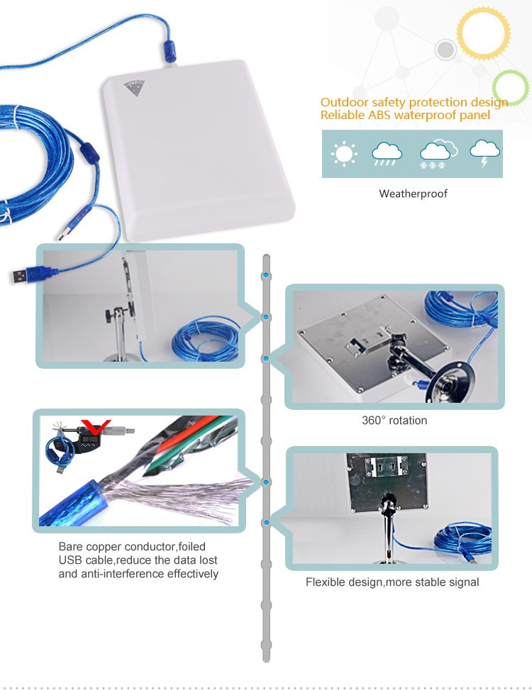 ODM Outdoor WiFi Antenna , 36dBi High Gain Outdoor Wireless Antenna