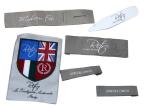 Cotton thread woven Clothing Label Custom Color Size Shape for Men's Collection