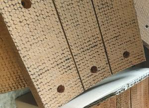 Quality Drilling Rig Brake Blocks Resin Woven Brake Block Material for Pile Driver Brakes wholesale