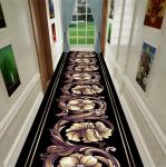 Plants And Flowers Commercial Floor Mat Entrance Corridor Stairway Hotel Mat