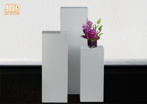 Quality Modern Glossy White Floor Pedestal / Fiber Glass Pedestal wholesale