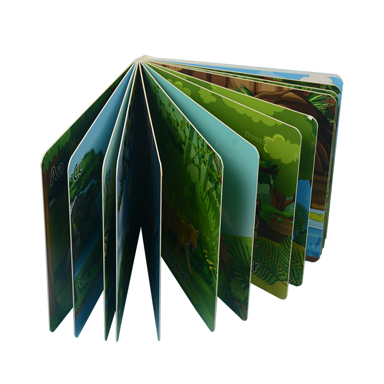 CMYK Kids Book Printing , No Glued Static Film Childrens Reusable Sticker Books