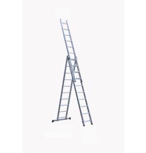 Quality Outdoor Aluminum Extension Ladder 3x10 With Non Marring Feet Slip Resistant wholesale