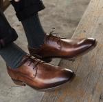 OEM Mens Casual Slip On Shoes , Color Customized Comfortable Lace Up Footwear