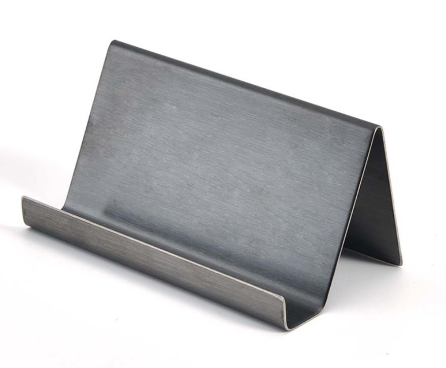 Customize Client Name Card Stand Mobile Tray For Hotel And Office Stand Desk Tray Metal Business Card