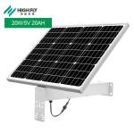 20W 5V High Efficiency Solar Powered Panel Mono Photovoltaic Fixed Solar Panels