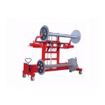 100mm Twin Warp Beam Trolley Electric Knitting Top Beam Harness Frame Transporti