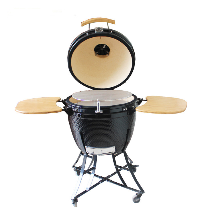 Custom 24 Inch Kamado BBQ Grill Outdoor Ceramic Charcoal Cooker for Perfect Barbecuing