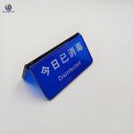 Rectangle Acrylic Stand Up Sign Holder Long Lasting Acrylic Placard Holder OEM