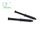 Medical Self Aspirating Disposable Black Dental Syringe 6ml
