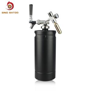 Quality 3.8L SS304 Pressurized Mini Keg , FDA Portable Beer Tap System wholesale
