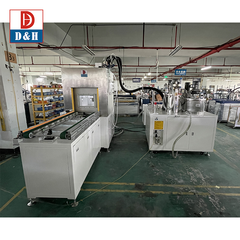Daheng Patent Plunger Pump Vacuum Filling Machine for Epoxy Resin and Silicone AB Glue
