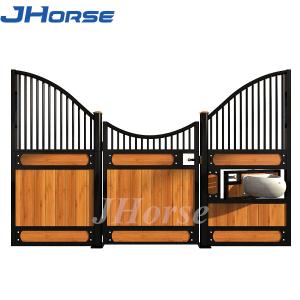 Quality 2.2m 3m 4m 14 Foot Horse Stall Fronts Customized Steel Bamboo wholesale