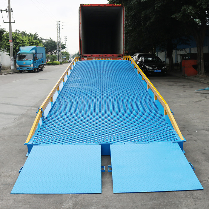 Manual Mobile Dock Ramp 10T-20T Portable Loading Dock Ramps